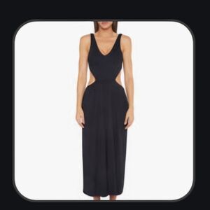 Koral Black Ground Marlow Dress